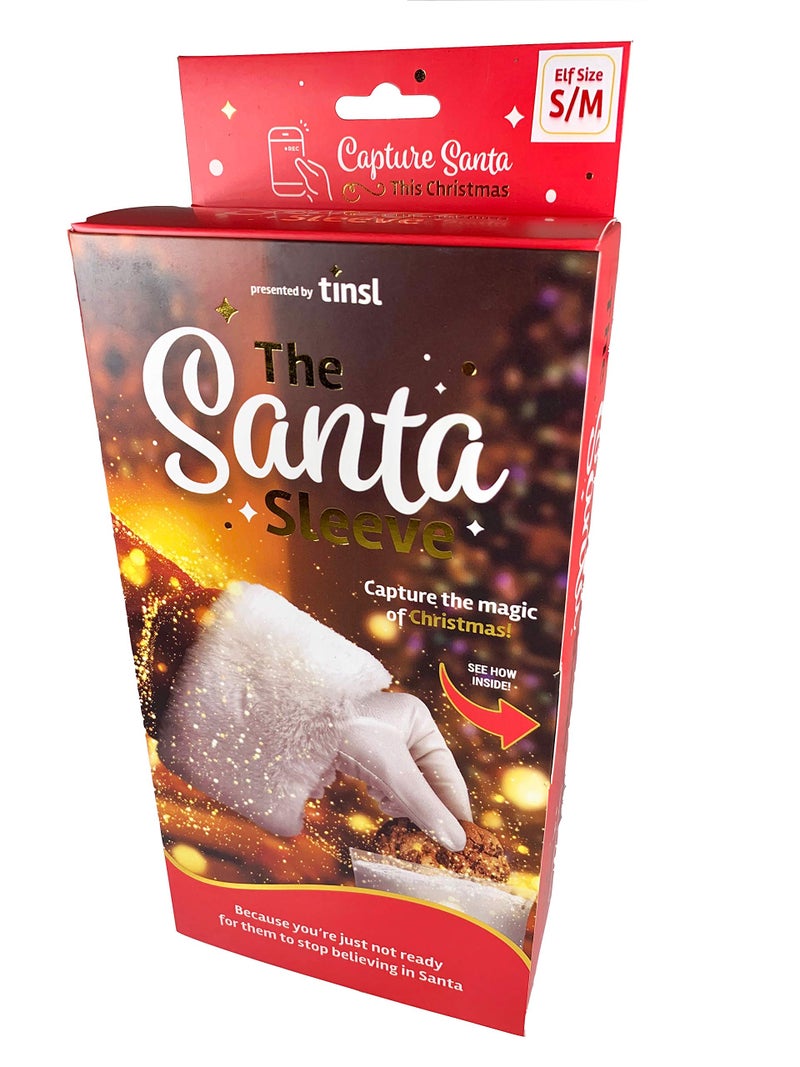 Tinsl The Santa Sleeve (L/XL) Unique Christmas Video Magic Must-Have to Capture Memories - Authentic Santa Costume Recording Prop - Image 1